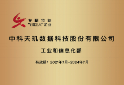 国家专精特新小巨人企业